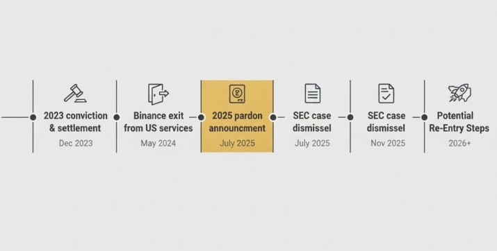Trump Pardons CZ Binance Returns to US