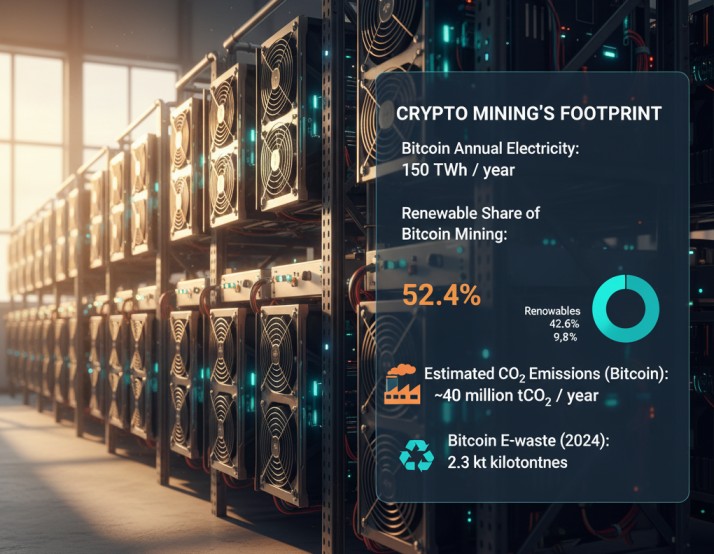 Crypto mining footprints