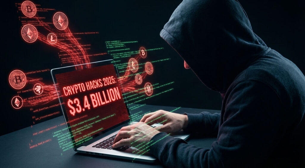 Crypto hacks hit $3.4B in 2025 Breakdown & lessons